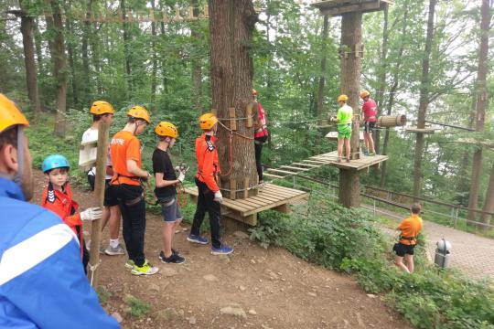 Uitstapje sportklas naar Ardennen