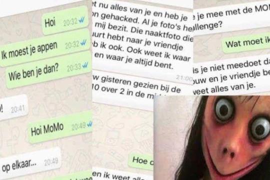 OUDERS LET OP: MOMO-challenge