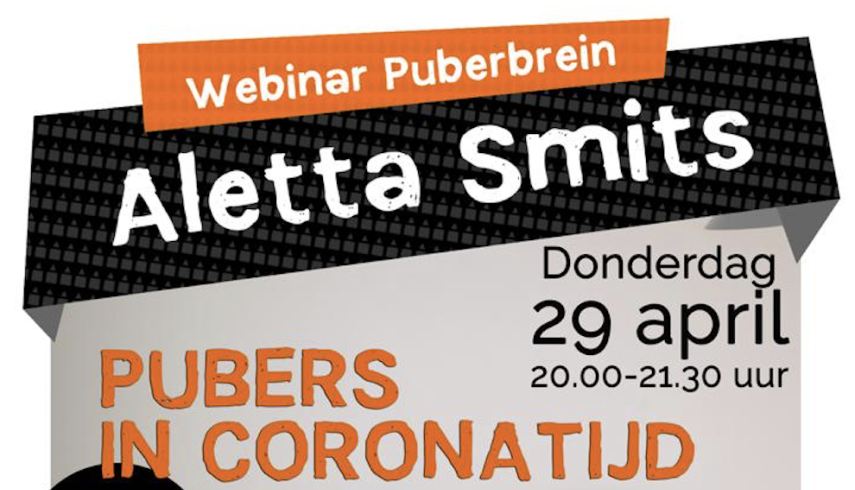 Webinar Aletta Smits: Pubers in coronatijd